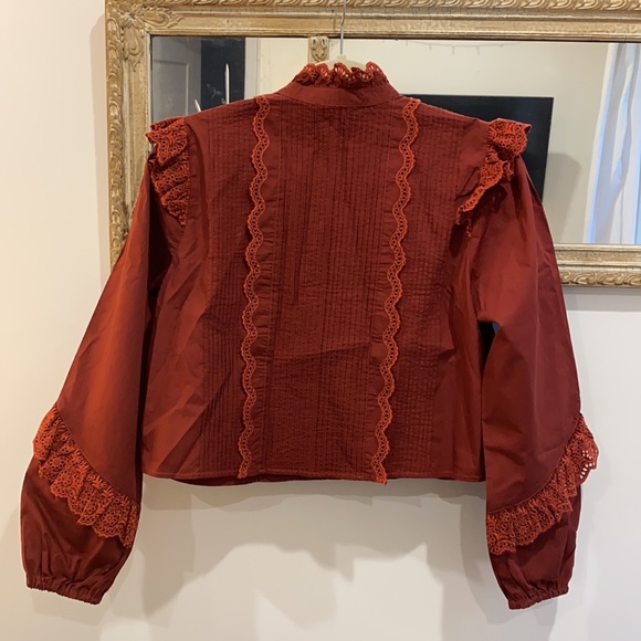 Ulla Johnson Blouse Size Small 🧡 - Picture 6 of 6